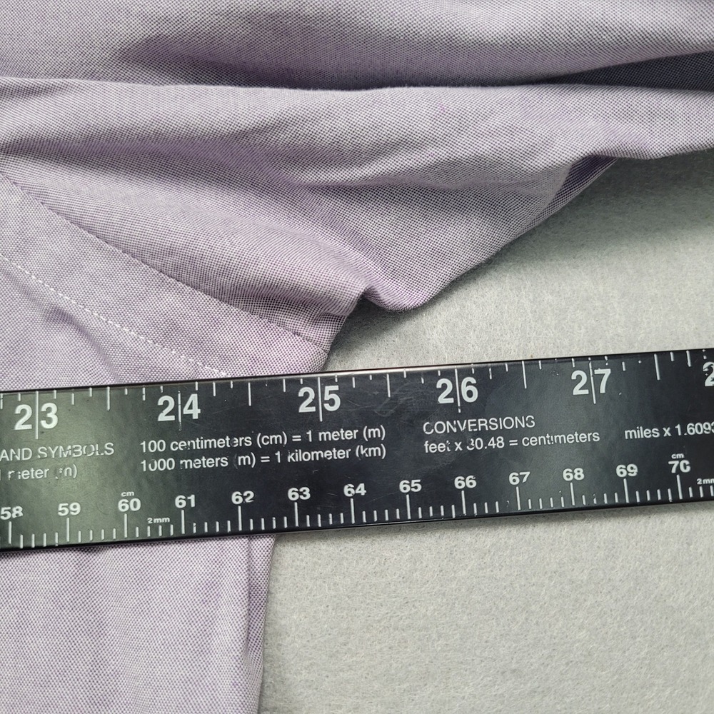 Ralph Lauren Men Classic Fit Oxford Shirt Lavender Purple Button Down 16.5 32/33 - Picture 6 of 11